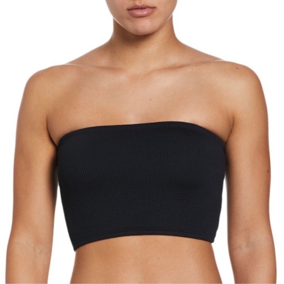 Women’s small Nike spaghetti strap cropped swim top - Picture 2 of 4